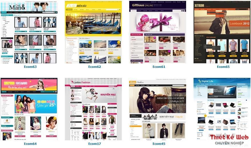 thiết kế web bán hàng